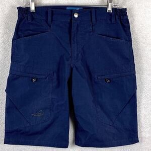 Arrak Outdoor Shorts Mens 48 (M) Navy Cargo Nylon Preppy Outdoors Hiking Sweden